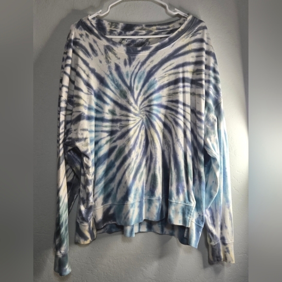 Aeropostale The OG Tee Collection Boyfriend Tee Tie-Dye Sweatshirt - Picture 1 of 4